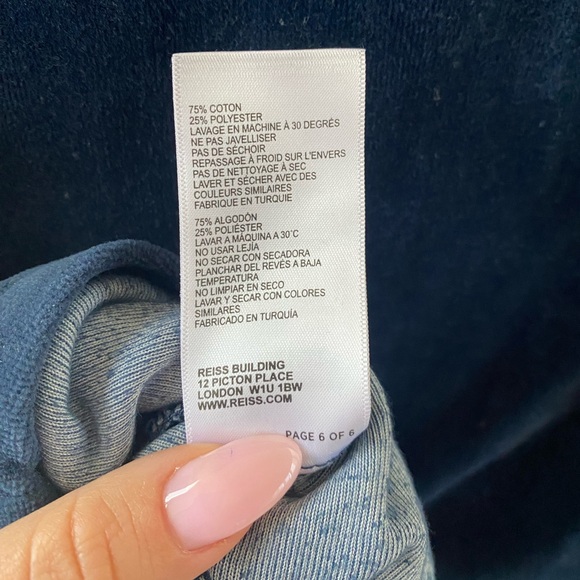 Reiss - Men’s Short Sleeve Crewneck Tee - Size L - Picture 5 of 5